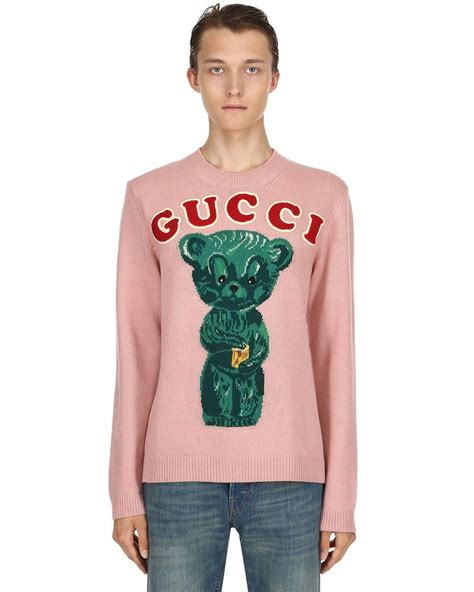 gucci sweater bear|Gucci sweater for men.